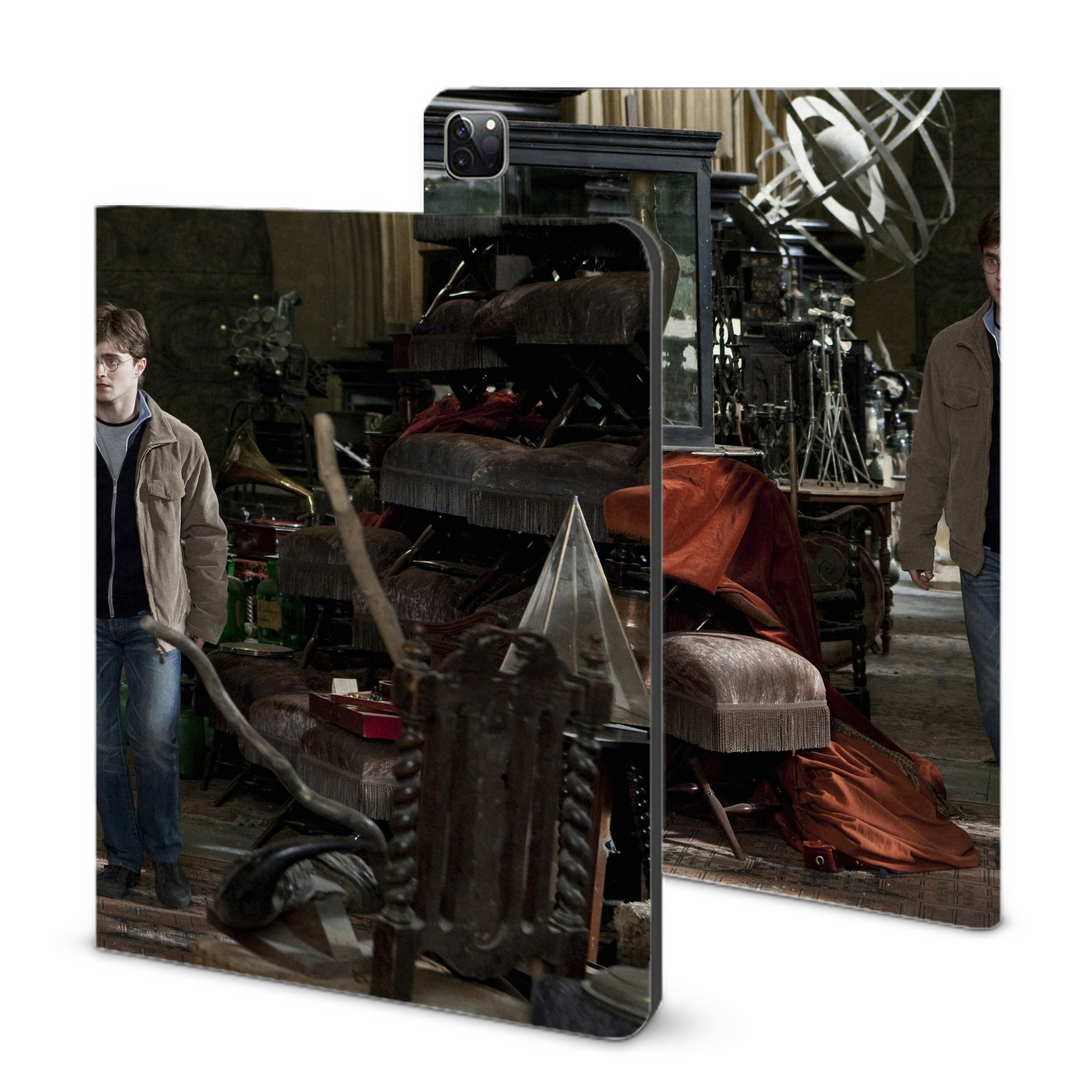 （画像用） Harry Potter ハリー・ポッターシリーズ IPad ケース ブック型 PUレザー TPU 耐衝撃 軽量 薄型 ペン収納なし 全面保護 IPad 各モデル対応